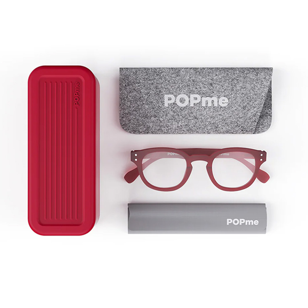 POPME - Γυαλιά Ανάγνωσης +3 cherry red